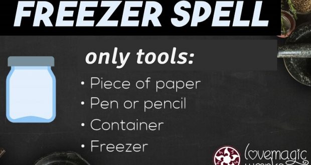 freezer spell to keep someone away