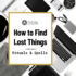 How to Find Lost Objectss